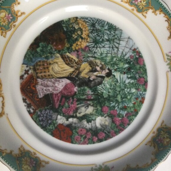 Two ROBERT HERRICK VTG Poetry Society Limited Ed. 1982 fine porcelain plates 8" - Picture 10 of 13